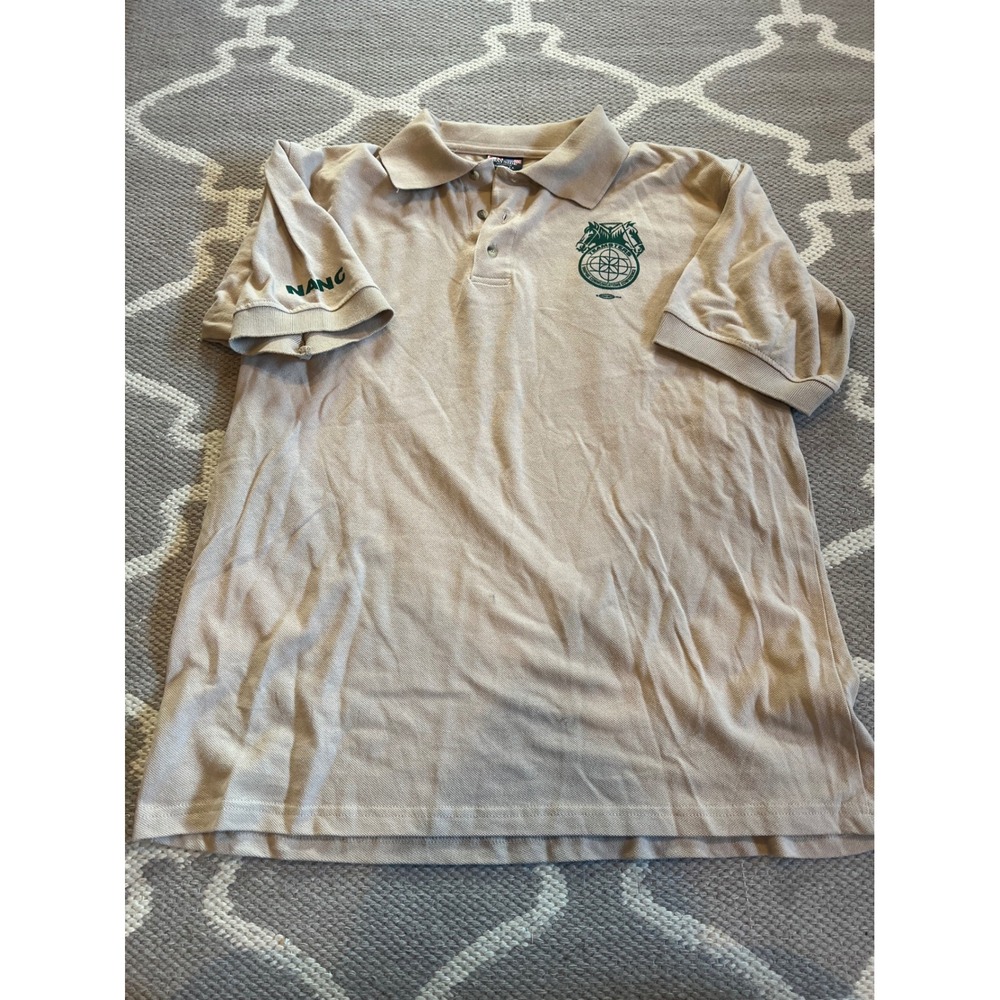 Teamsters NANC Polo Shirt Sz XL National Communication Conference Tan Beige